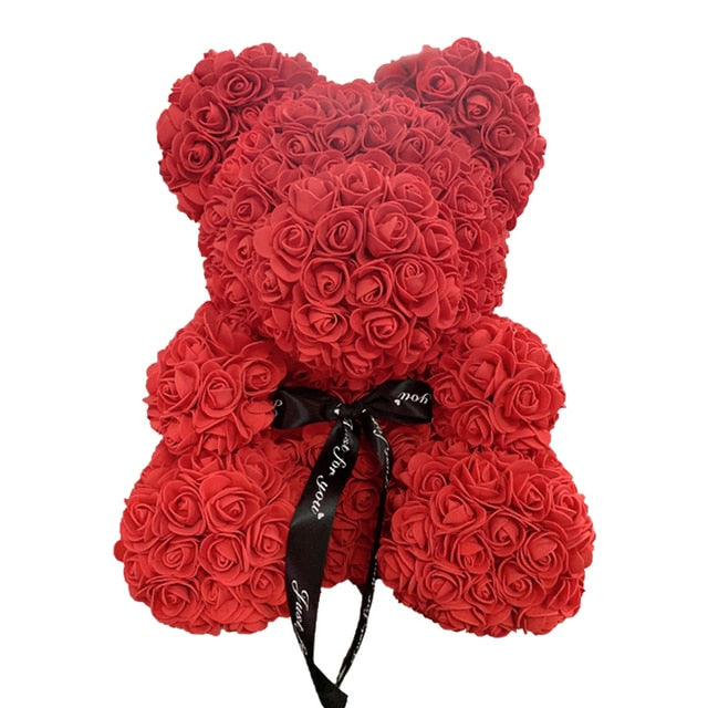 Rose Bear Heart Artificial Flower