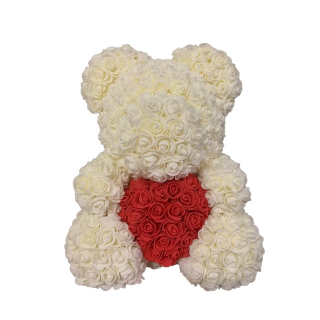 Rose Bear Heart Artificial Flower