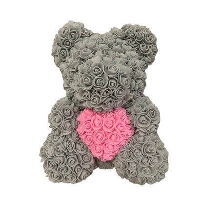 Rose Bear Heart Artificial Flower